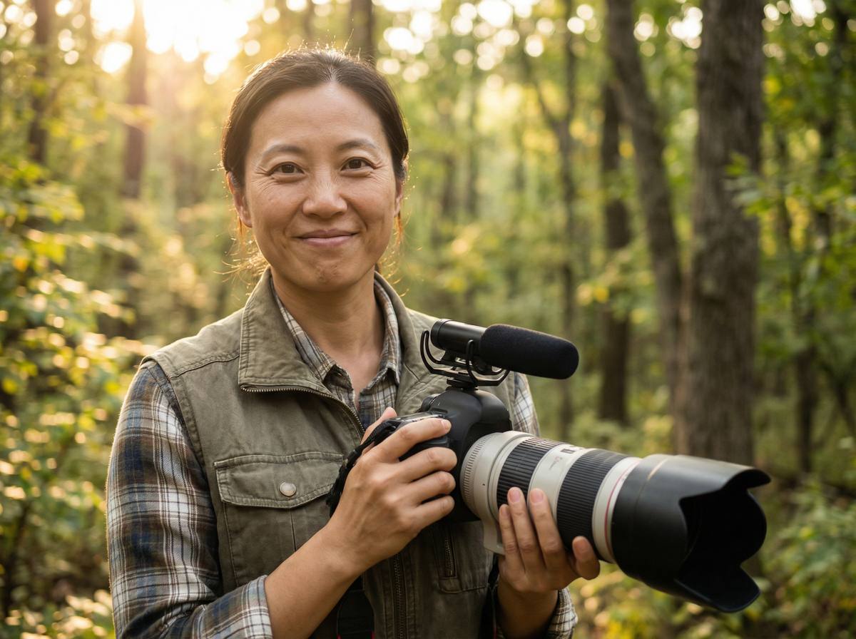抖阴首席摄影师张晓雯 - 野生动物微距摄影专家